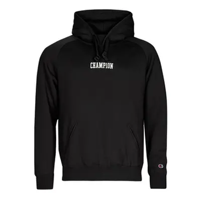 Champion Heavy Cotton Poly Fleece men's Sweatshirt in Black