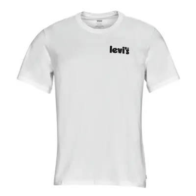 Levis SS RELAXED FIT TEE men's T shirt in White