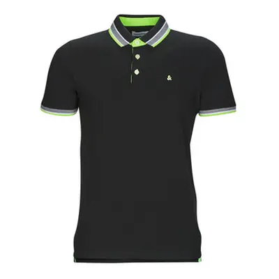 Jack & Jones JJEPAULOS POLO SS men's Polo shirt in Black