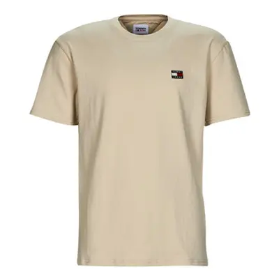 Tommy Jeans TJM CLSC TOMMY XS BADGE TEE men's T shirt in Beige