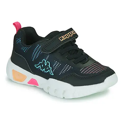 Kappa WAMBY KID EV girls's Children's Shoes (Trainers) in Black