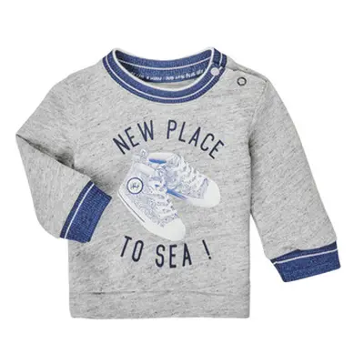 Ikks XS15001-24 boys's Children's sweatshirt in Grey