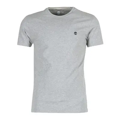 Timberland SS DUNSTAN RIVER CREW TEE men's T shirt in Grey