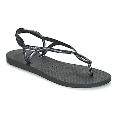 Havaianas LUNA women's Flip flops / Sandals (Shoes) in Black