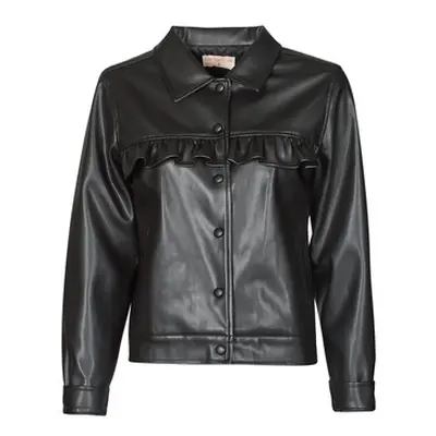 Moony Mood PABLIS women's Leather jacket in Black