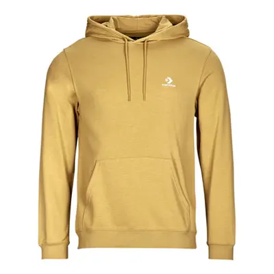 Converse GO-TO EMBROIDERED STAR CHEVRON PULLOVER HOODIE men's Sweatshirt in Yellow