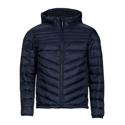 Jack & Jones JJEHERO PUFFER HOOD men's Jacket in Marine