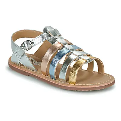 Citrouille et Compagnie INALA girls's Children's Sandals in Silver