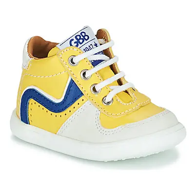 GBB GINO boys's Children's Shoes (High-top Trainers) in Yellow