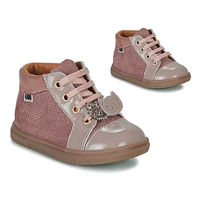 GBB CHOUBY girls's Children's Shoes (High-top Trainers) in Pink