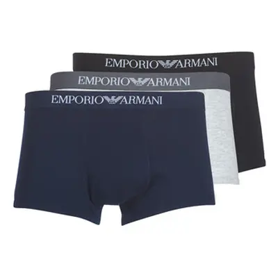 Emporio Armani CC722-PACK DE 3 men's Boxer shorts in Black