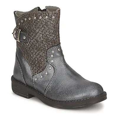 Noel FRANCA girls's Children's Mid Boots in Silver