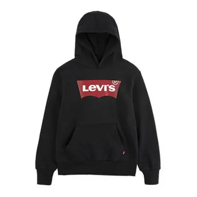 Levis BATWING SCREENPRINT HOODIE boys's Children's sweatshirt in Black