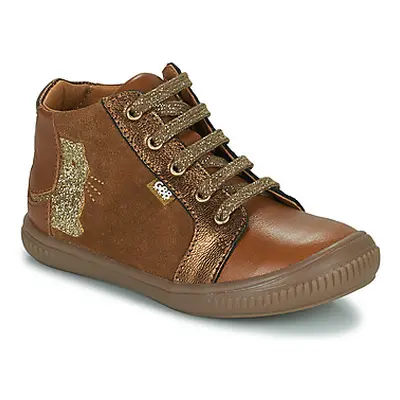 GBB INNARIA girls's Children's Shoes (High-top Trainers) in Brown