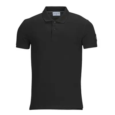 Calvin Klein Jeans BADGE POLO men's Polo shirt in Black