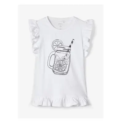 Name it NKFZELANA girls's Children's vest in White