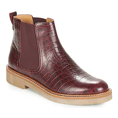 Kickers OXFORDCHIC women's Mid Boots in Bordeaux