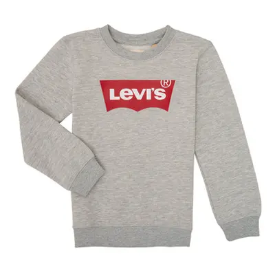 Levis BATWING CREWNECK boys's Children's sweatshirt in Grey