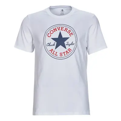 Converse GO-TO CHUCK TAYLOR CLASSIC PATCH TEE men's T shirt in White