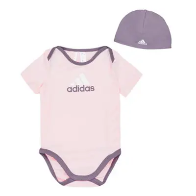 Adidas GIFT SET girls's Sleepsuits in Pink