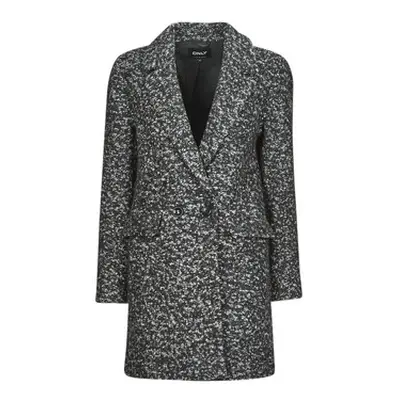 Only ONLNEWALLY DB WOOL COAT CC OTW women's Coat in Black