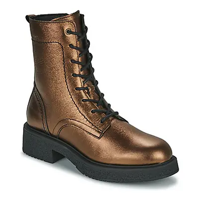 Bullboxer MIRA LACE BOOT women's Mid Boots in Gold