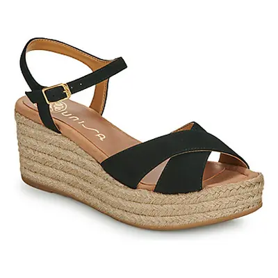 Unisa KIRA women's Sandals in Black