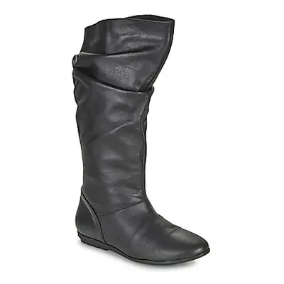 So Size NALMY women's High Boots in Black