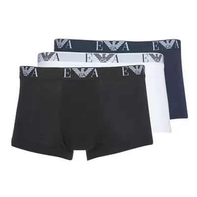 Emporio Armani CC715-PACK DE 3 men's Boxer shorts in Black