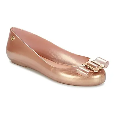 Melissa VW SPACE LOVE 18 ROSE GOLD BUCKLE women's Shoes (Pumps / Ballerinas) in Gold