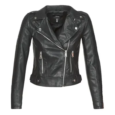 Vero Moda VMKERRIULTRA women's Leather jacket in Black