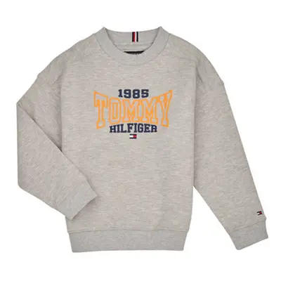 Tommy Hilfiger TOMMY 1985 VARSITY SWEATSHIRT boys's Children's sweatshirt in Grey