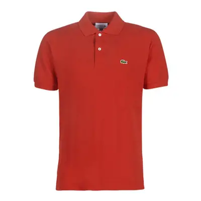 Lacoste POLO L12 12 REGULAR men's Polo shirt in Red