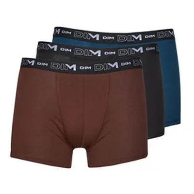 DIM COTON STRETCH PACK X3 men's Boxer shorts in Multicolour