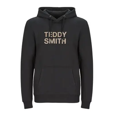 Teddy Smith SICLASS HOODY men's Sweatshirt in Black