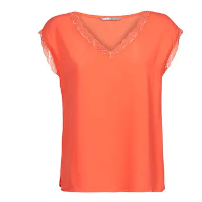 Only ONLJASMINA women's T shirt in Orange