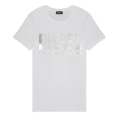 Diesel TSILYWX girls's Children's T shirt in White