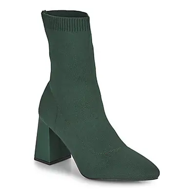 Moony Mood NEW04 women's Low Ankle Boots in Green