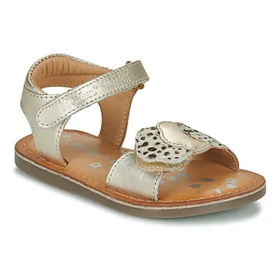 Kickers DYASTAR girls's Children's Sandals in Gold