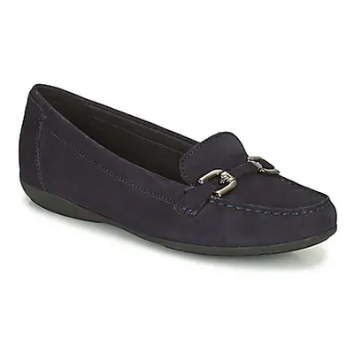 Geox ANNYTAH women's Loafers / Casual Shoes in Blue