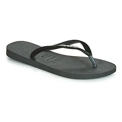 Havaianas SLIM VELVET women's Flip flops / Sandals (Shoes) in Black