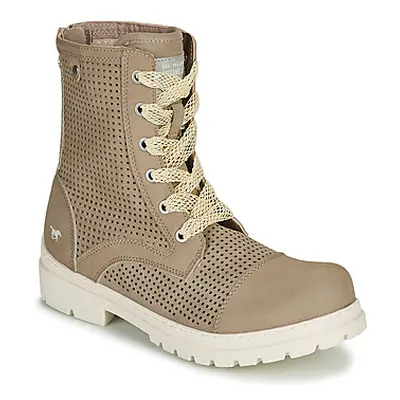 Mustang FRAPINA women's Mid Boots in Beige