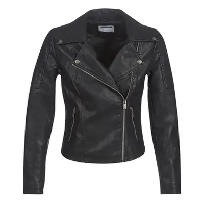 Noisy May NMREBEL women's Leather jacket in Black