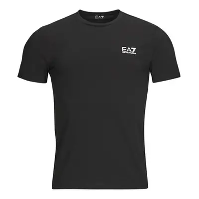 Emporio Armani EA7 CORE IDENTITY TSHIRT men's T shirt in Black