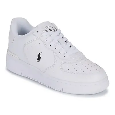 Polo Ralph Lauren MASTERS CRT-SNEAKERS-LOW TOP LACE men's Shoes (Trainers) in White