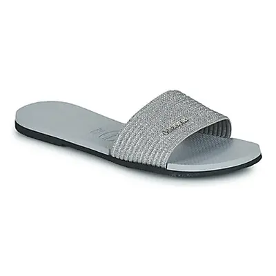 Havaianas YOU MALTA METALLIC women's Mules / Casual Shoes in Grey