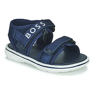 BOSS J09174 boys's Children's Sandals in Marine