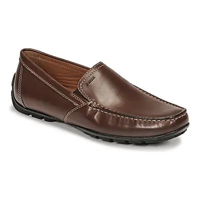 Geox MONET men's Loafers / Casual Shoes in Brown