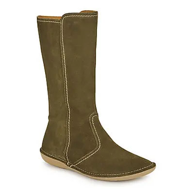 Dream in Green GEMINE women's High Boots in Kaki