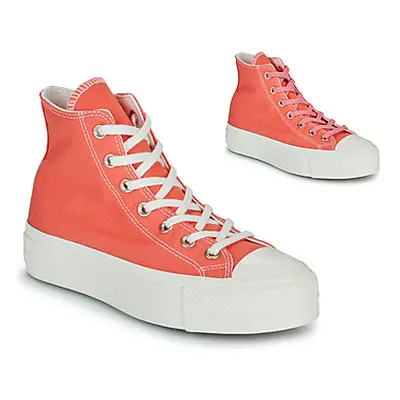 Converse CHUCK TAYLOR ALL STAR LIFT women's Shoes (High-top Trainers) in Pink